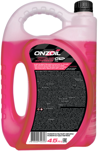 ONZOIL АNTIFREEZE G12+ PINK
