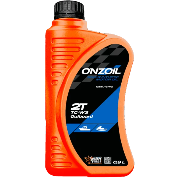Моторное масло ONZOIL 2T TC-W3 Outboard Полусинтетическое — 0.9L