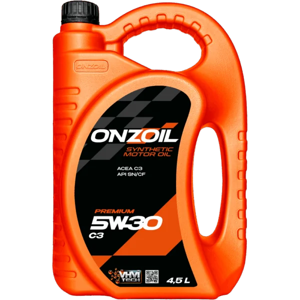 Моторное масло ONZOIL Premium 5W-30 C3 синтетическое — 4.5L