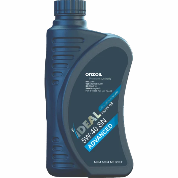 Моторное масло ONZOIL IDEAL 5W-40 SN Синтетическое — 0.9L