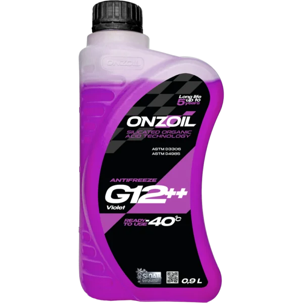Антифриз ONZOIL Аntifreeze G12++ Violet -40 Лобридный — 0.9L