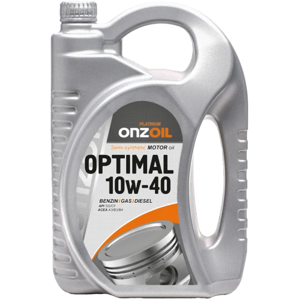 Моторное масло ONZOIL SAE 10W-40 OPTIMAL SG/CF Полусинтетическое — 4.5L