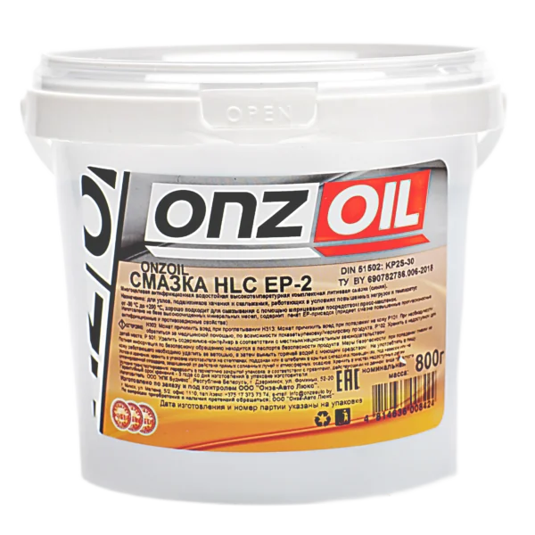 Смазка ONZOIL HLC EP-2 — Масса нетто 800g