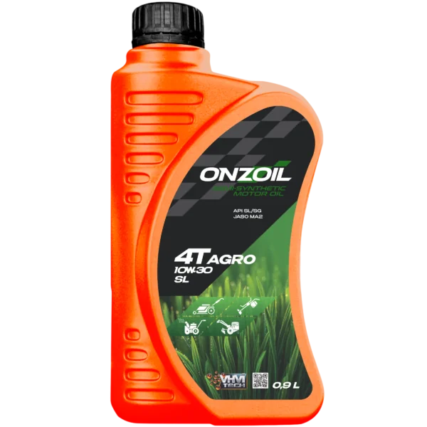 Моторное масло ONZOIL 4T AGRO 10W-30 SL Полусинтетическое — 0.9L