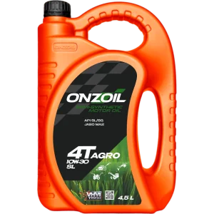 Моторное масло ONZOIL 4T AGRO 10W-30 SL Полусинтетическое — 4.5L