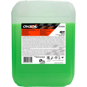 Антифриз ONZOIL Аntifreeze G11 Green -40 Неорганический — 9L