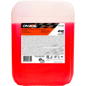 Антифриз ONZOIL Аntifreeze G12 Red -40 Карбоксилатный — 9L