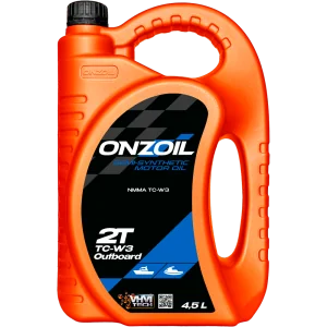 Моторное масло ONZOIL 2T TC-W3 Outboard Полусинтетическое — 4.5L